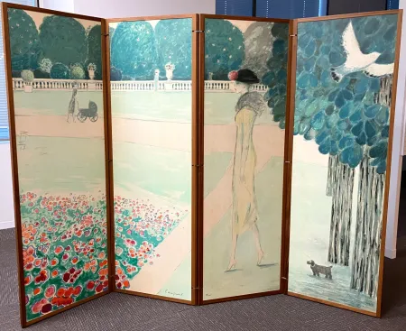 Lithografie Cassigneul  - Les Jardins du Luxembourg