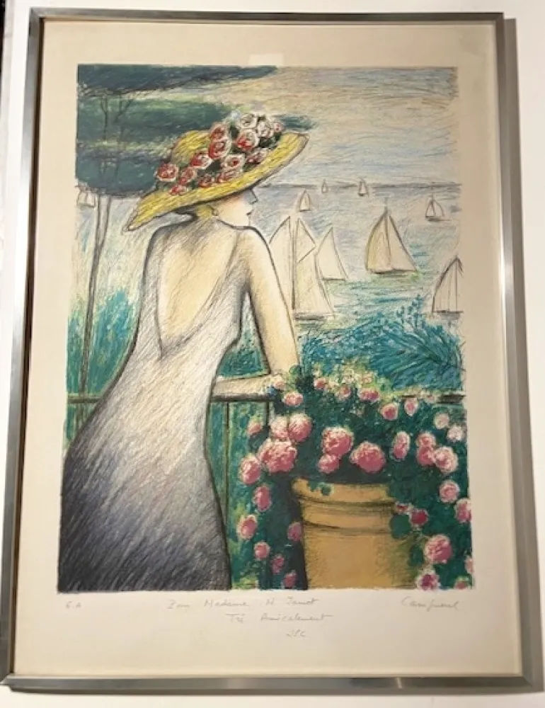 Lithografie Cassigneul  - Les Voiles