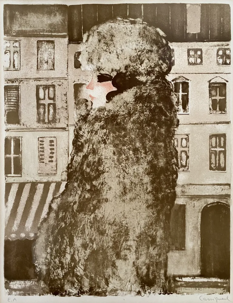 Lithografie Cassigneul  - L’Hiver 