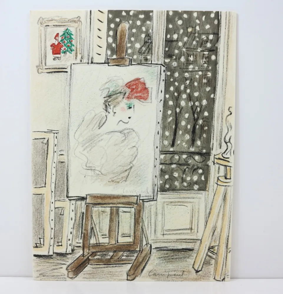 Lithografie Cassigneul  - Lithographie signée. 