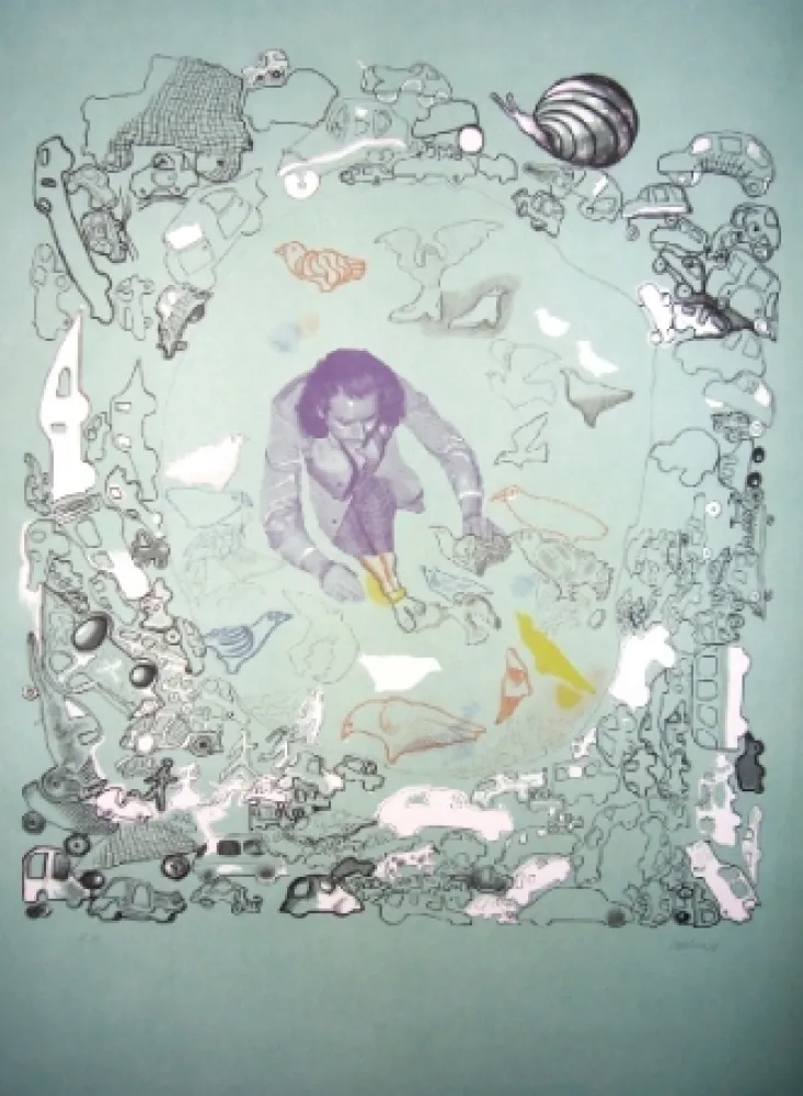 Lithografie Castillo - Barcelone 3