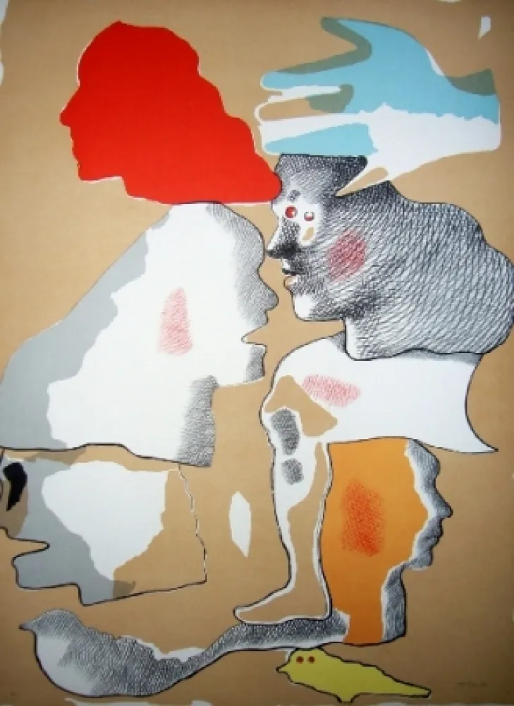 Lithografie Castillo - Barcelone 4