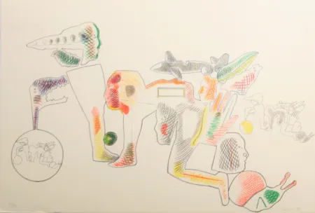 Lithografie Castillo - Carpeta 12 Aniversari Galeria Joan Prats