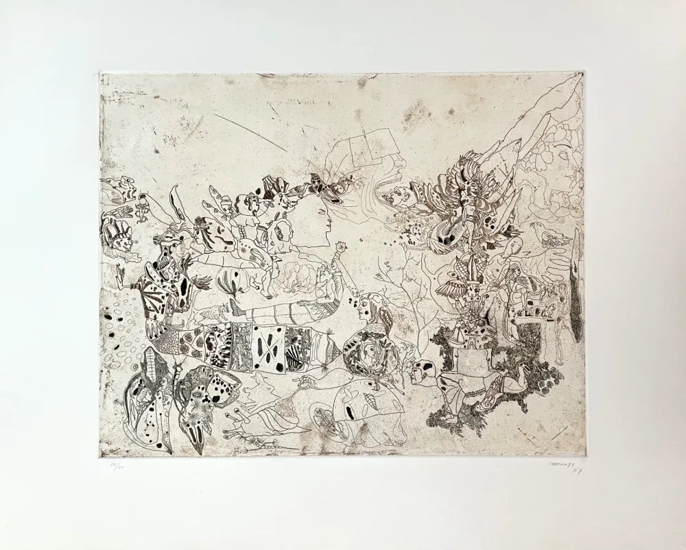 Gravure Castillo - Composition