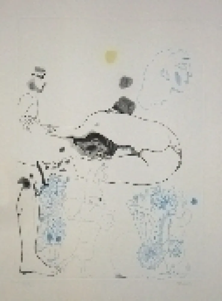 Ets En Aquatint Castillo - Sans Titre