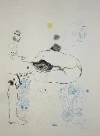 Ets En Aquatint Castillo - Sans Titre