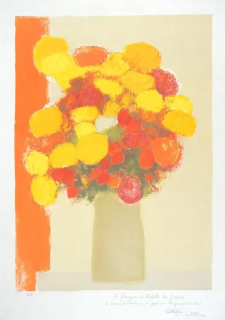 Lithografie Cathelin - Automne - Autumn