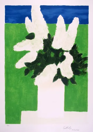 Lithografie Cathelin - Les Lilas - The Lilac