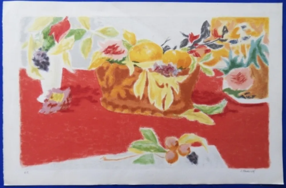 Lithografie Cavailles - Les Fruits