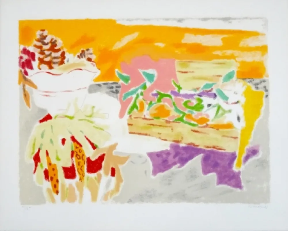 Lithografie Cavailles - Pomme de pin