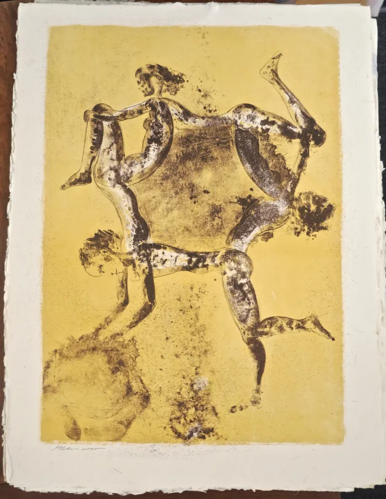 Lithografie Ceniceros - Circulo de baile