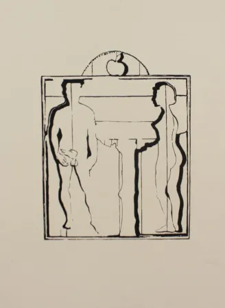 Lithografie Ceroli - SENZA TITOLO