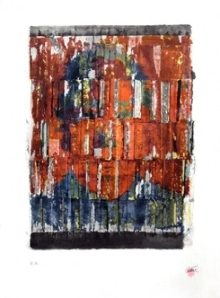 Lithografie Cesar - Arrachage