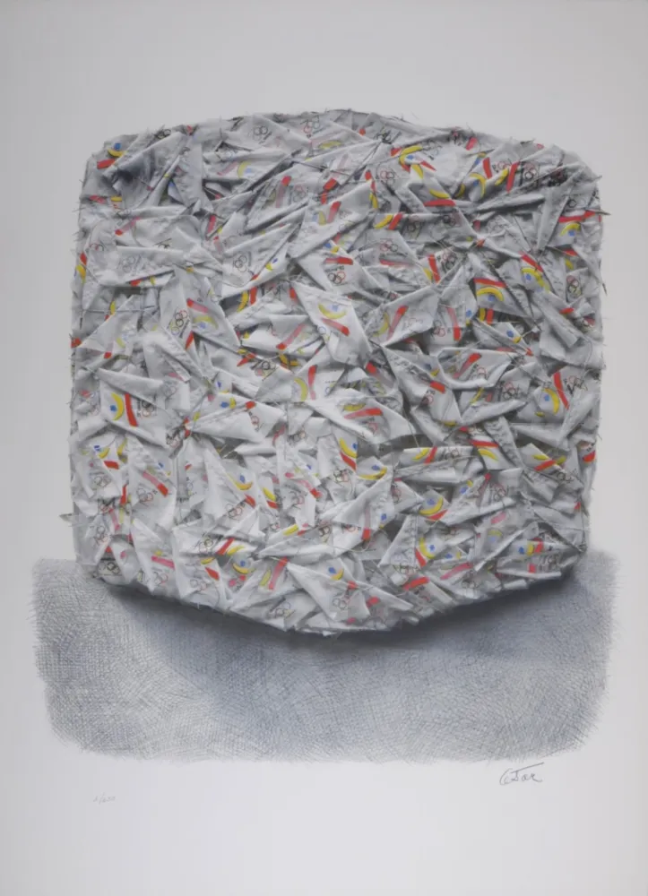 Lithografie Cesar - Composition