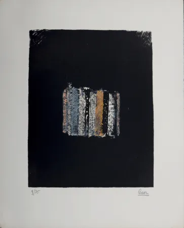 Lithografie Cesar - Composition, 1963 - Hand-signed & numbered!