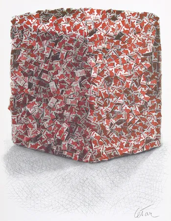 Lithografie Cesar - Compression Batibouw