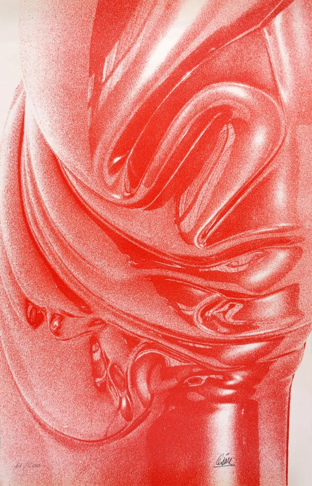 Zeefdruk Cesar - Expansion rouge (César Plastiques)