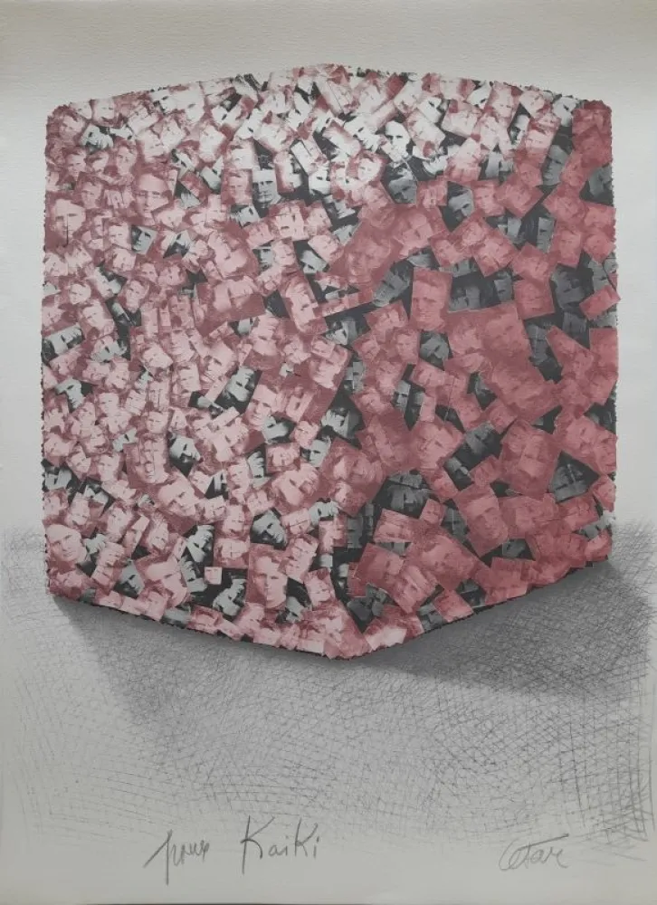 Lithografie Cesar - Hommage à Marie Curie 