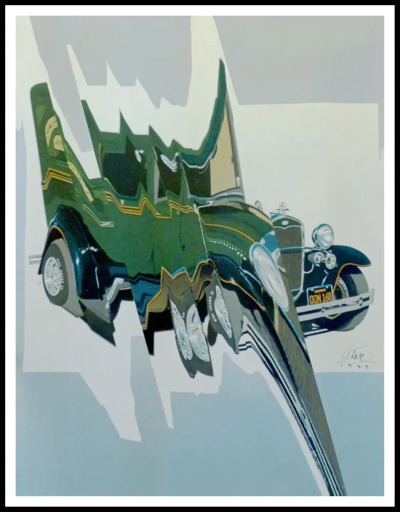 Lithografie Cesar - LA CADILLAC