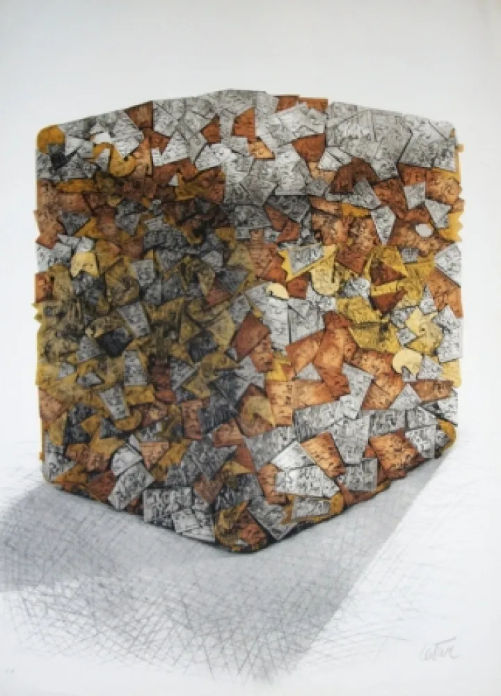 Lithografie Cesar - Les compressions