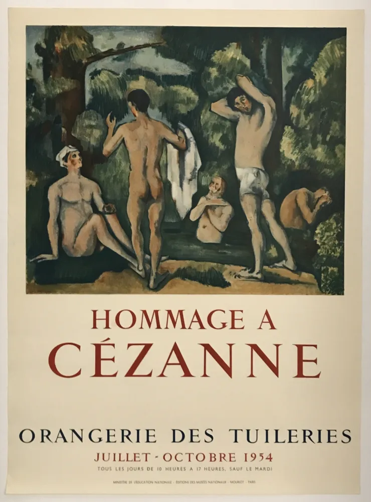 Lithografie Cezanne - Orangerie des Tuileries
