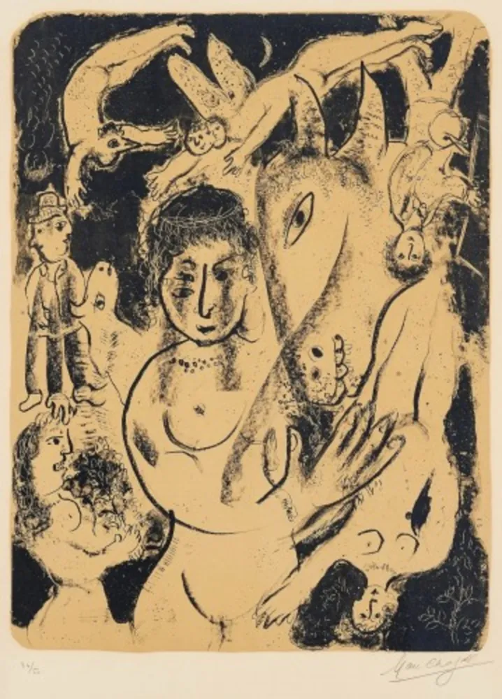Lithografie Chagall - A Midsummer Night''s dream