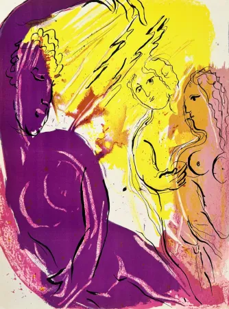 Lithografie Chagall - Angel of Paradise