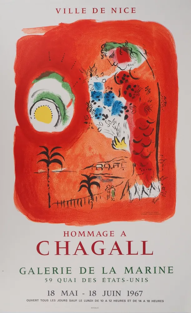 Geïllustreerd Boek Chagall - Baie des Anges, la sirène rouge