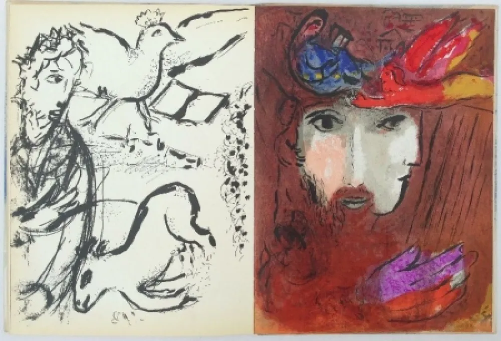 Geïllustreerd Boek Chagall - Bible. Verve, Vol. VIII, N. 33 et 34