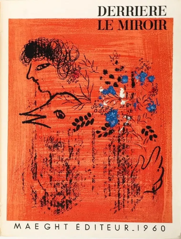 Lithografie Chagall - Bouquet à l'oiseau