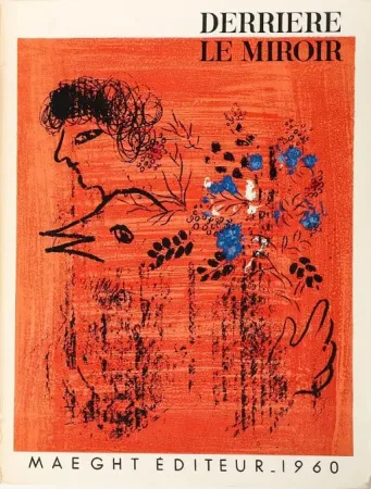 Lithografie Chagall - Bouquet à l'oiseau