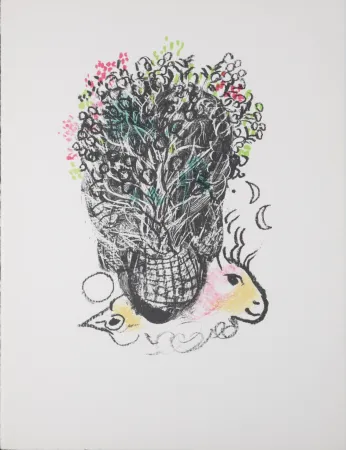 Lithografie Chagall - Bouquet pour Fernand, 1972