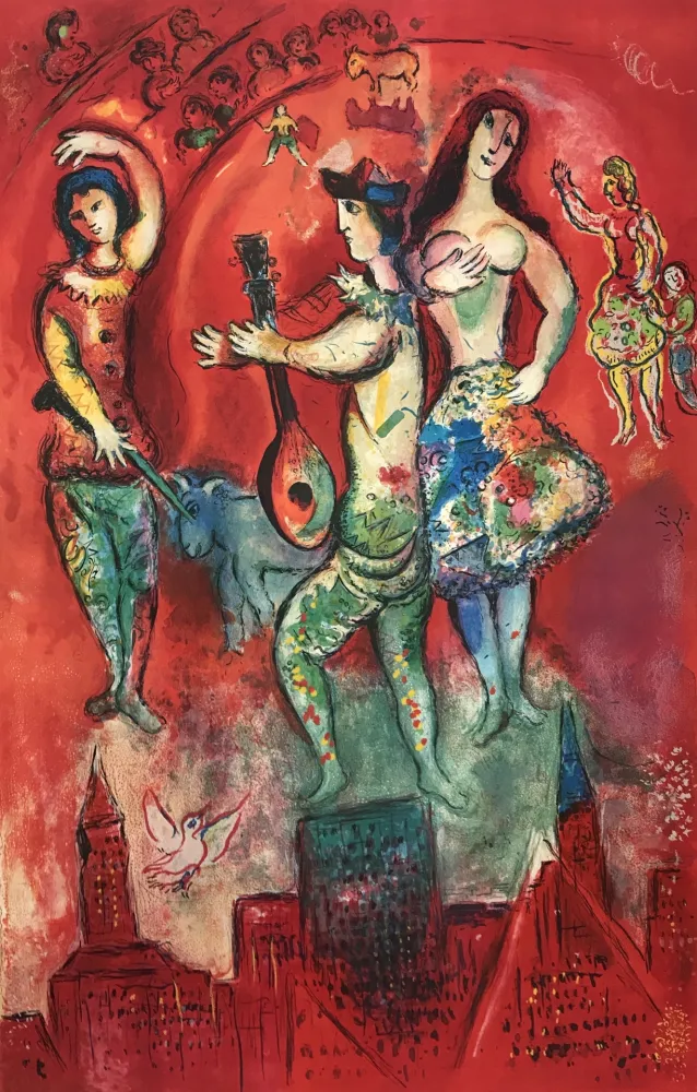 Lithografie Chagall - Carmen