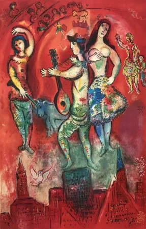 Lithografie Chagall - Carmen