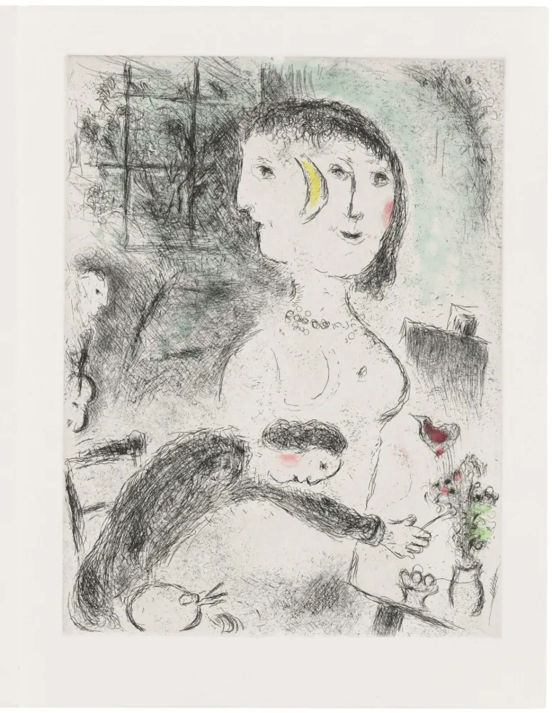 Geen Techniek Chagall - Ce lui qui dit les choses sans rien dire (Plate 23)