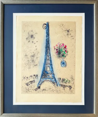 Ets En Aquatint Chagall - Celui qui dit les choses sans rien dire, Planche I