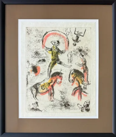 Ets En Aquatint Chagall - Celui qui dit les choses sans rien dire, Planche VI