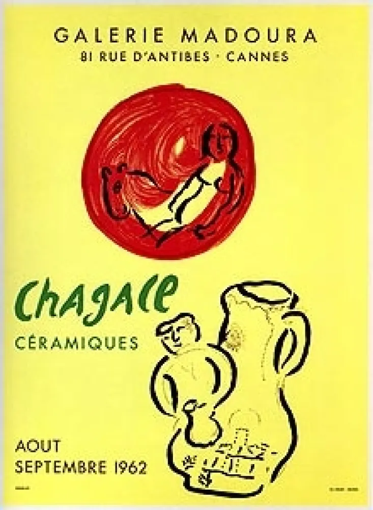 Lithografie Chagall - Céramiques