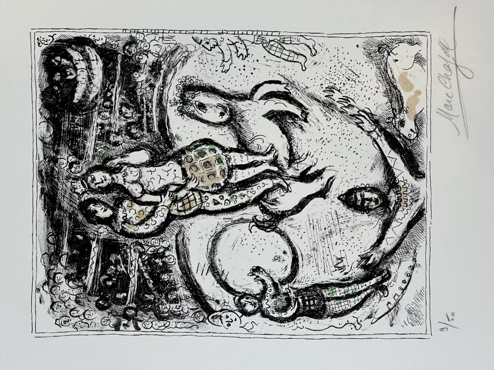Lithografie Chagall - Cirque