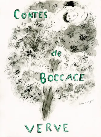 Geïllustreerd Boek Chagall - Contes de Boccace (Revue Verve)