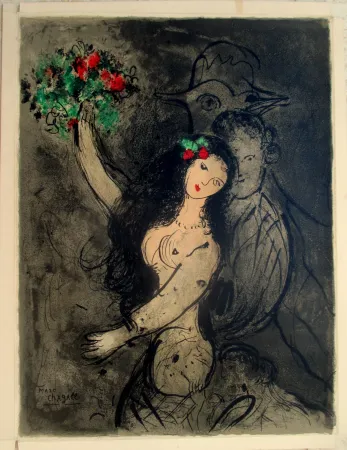 Lithografie Chagall - Couverture de Programme, Theate Louis XV, Versailles