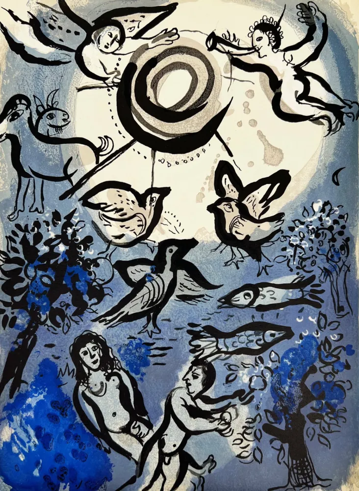 Lithografie Chagall - Creation