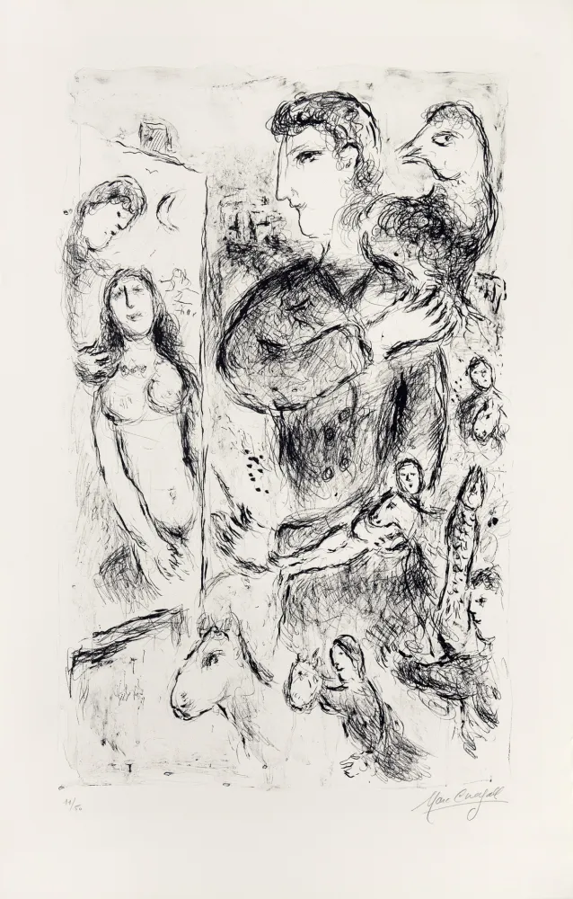 Lithografie Chagall - Création 