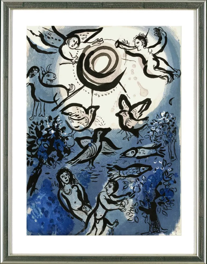Lithografie Chagall - Création (Schöpfung), 1960