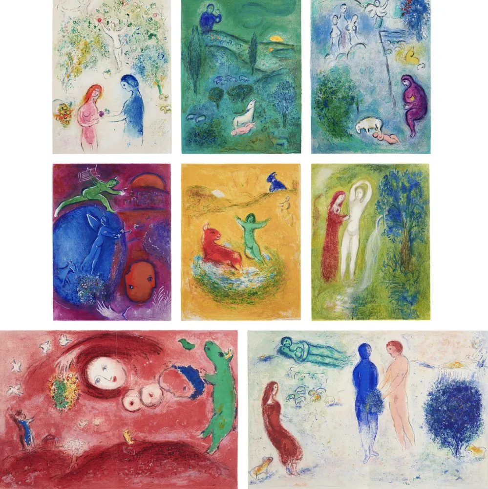 Lithografie Chagall - Daphnis and Chloé full album