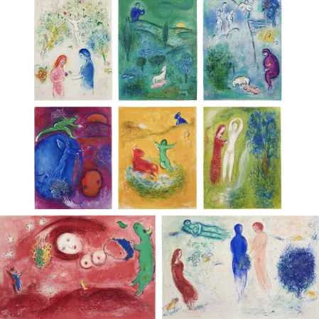 Lithografie Chagall - Daphnis and Chloé full album