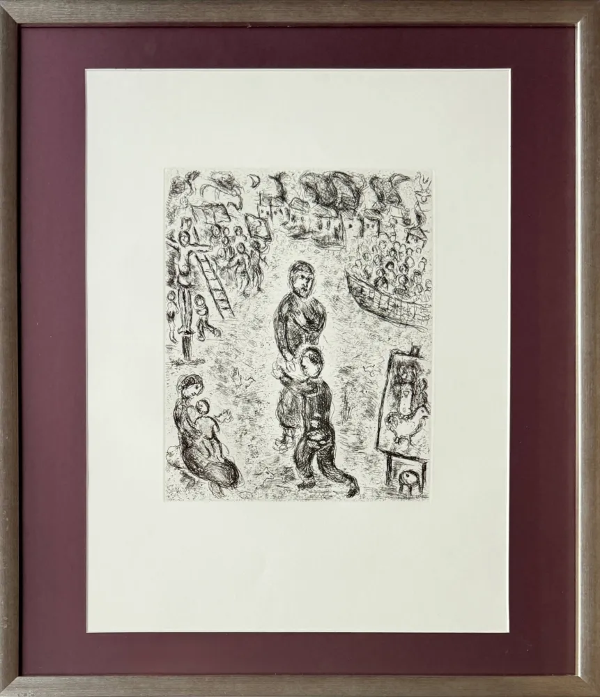 Gravure Chagall - De Mauvais Sujets - Planche II