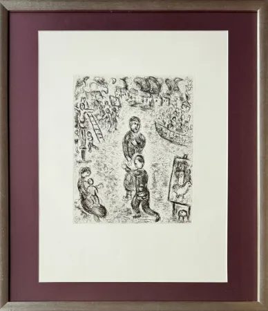 Gravure Chagall - De Mauvais Sujets - Planche II