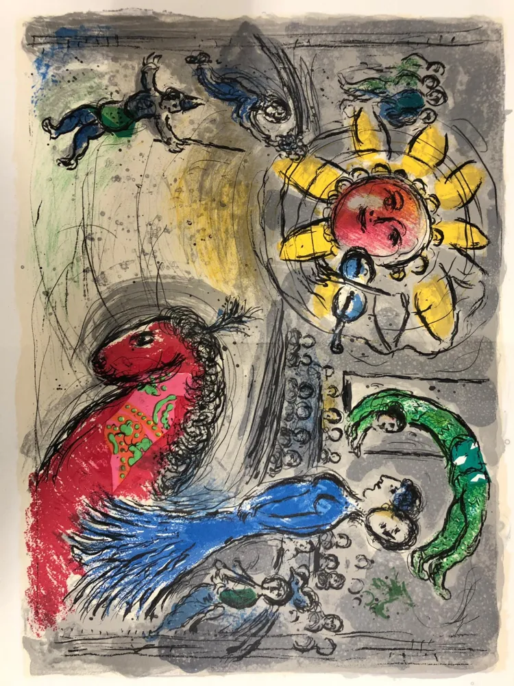 Lithografie Chagall - Derrière le Miroir