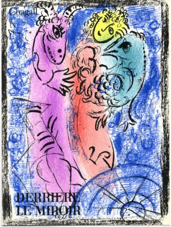 Geïllustreerd Boek Chagall - Derrière Le Miroir N° 132. CHAGALL. 2 LITHOGRAPHIES ORIGINALES EN COULEURS (Octobre 1962)